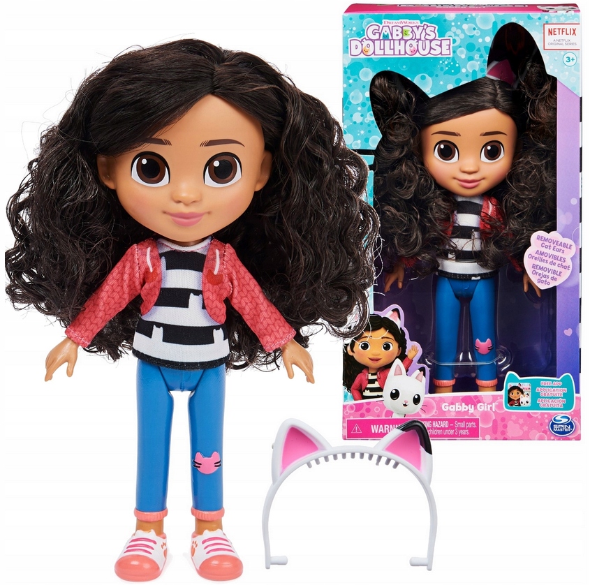 GABI DOLLHOUSE BÁBIKA GABBY'S DIEVČATÁ POSTAVA DOMČEK MAČKA ZDARMA SET